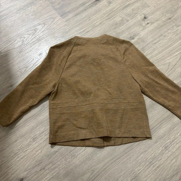 Vintage 100% Wool Women’s Brown Button Cardigan Blouse Size 10 Made In Italy - Picture 10 of 10